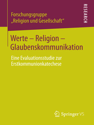 cover image of Werte--Religion--Glaubenskommunikation